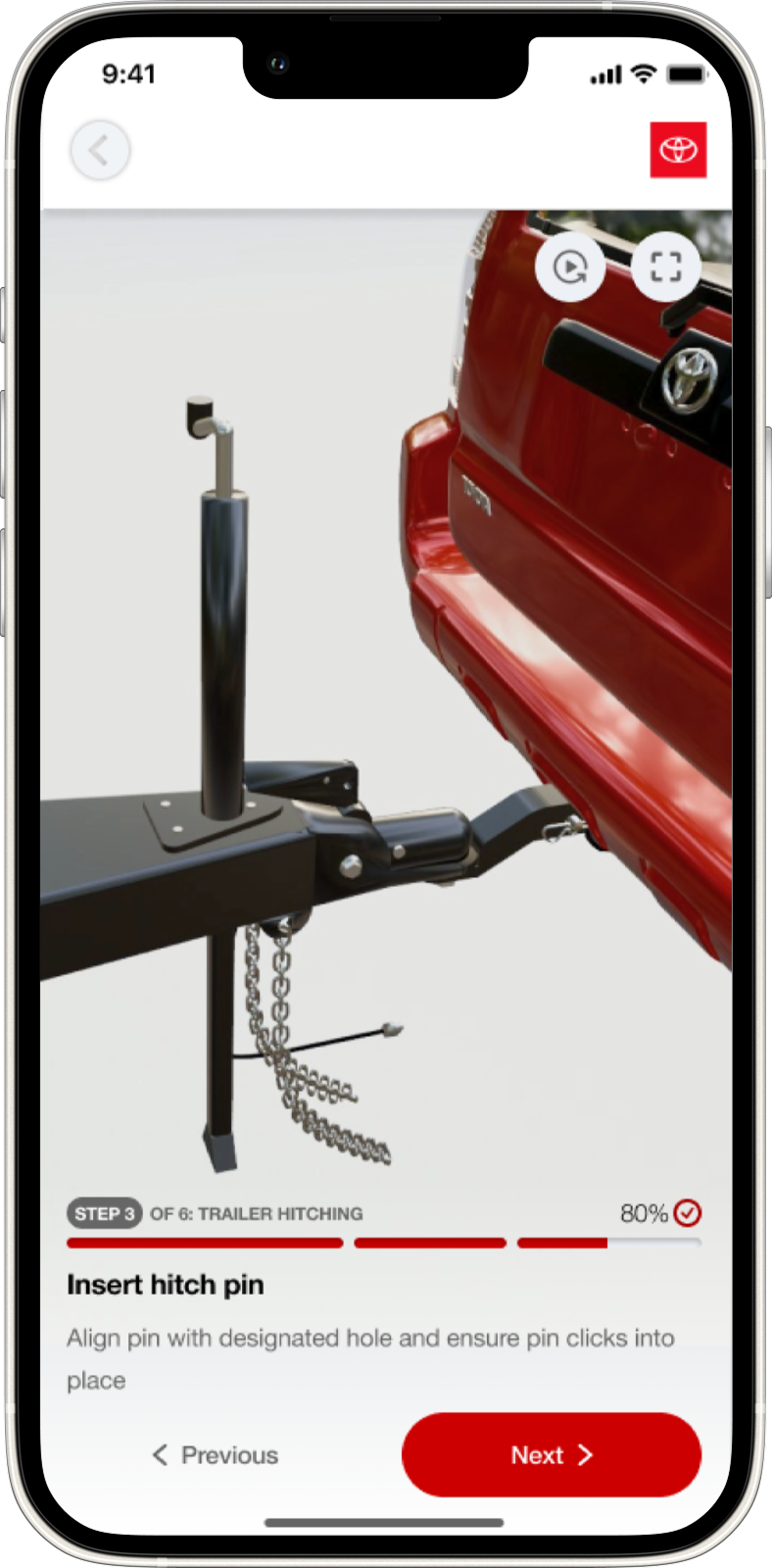 Final tutorial screen mockup